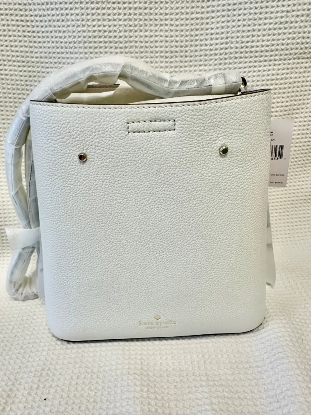 Kate Spade Small Marti Bucket Bag, White Dove, New With TagsBeautiful Kate Spade